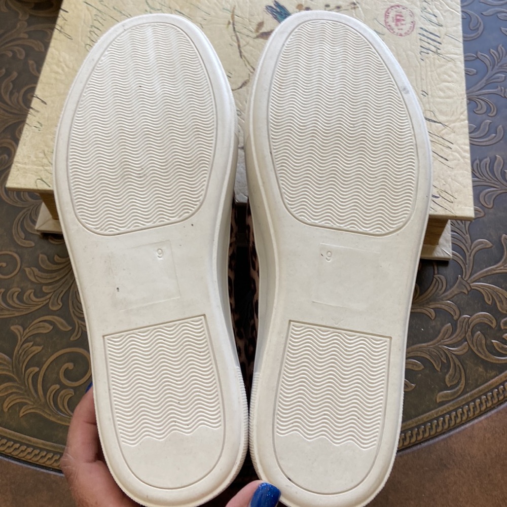 Leopard Print Canvas Sneakers - image 4